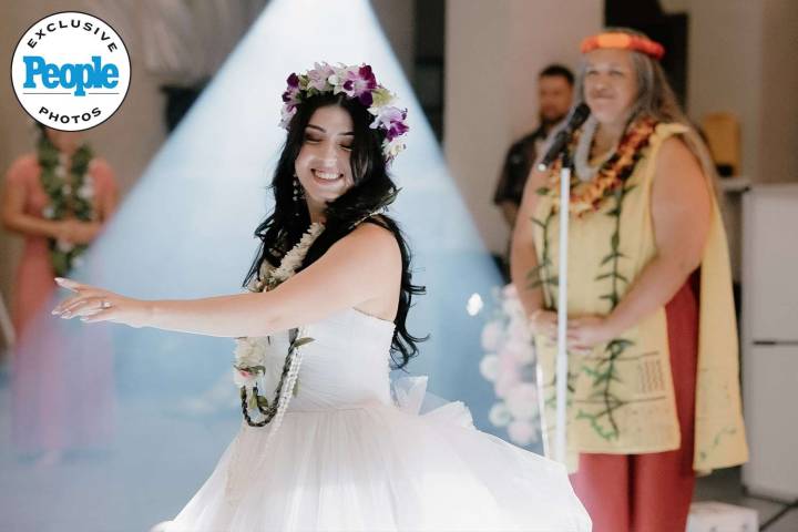 Bride Surprises Hawaiian Groom at Wedding with Heartfelt Hula Dance (Exclusive)