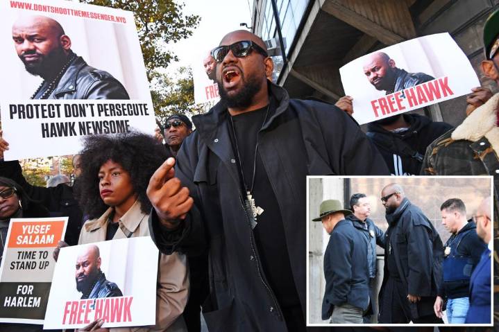 NY BLM leader Hawk Newsome charged with assault