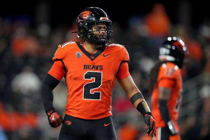 ‘I feel like he’s with me’: How a U.S. Marine’s legacy fuels this Oregon State linebacker