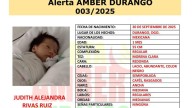 Buscan a Judith Alejandra, bebé recién nacida sustraída en Durango