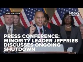 FULL PRESSER: House Minority Leader Jeffries and faith leaders discuss shutdown impacts