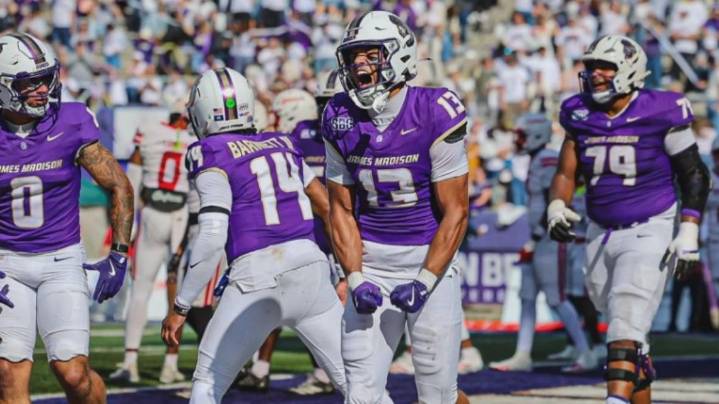James Madison rallies in second half to defeat Louisiana 24