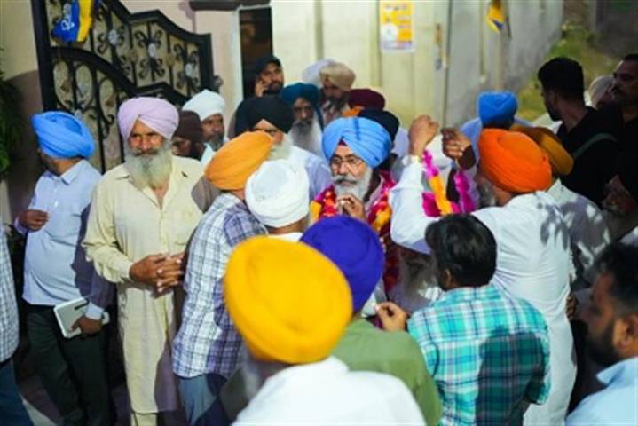 Harmeet Sandhu receives massive backing in village Mughal Chak