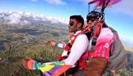 Odia Skydiver Wishes LoP Naveen On Birthday From Mauritius Skies