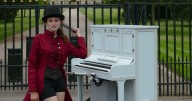Piano Bike Girl 'might give up' after van theft