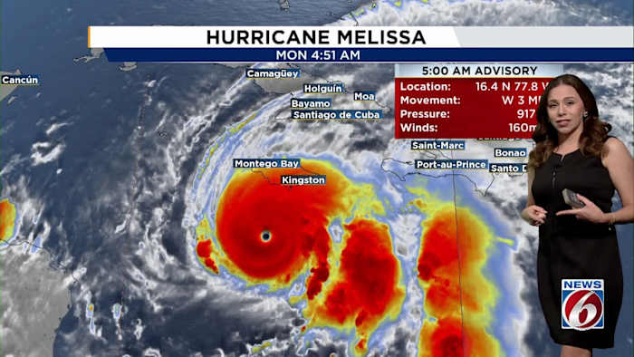 Hurricane Melissa rapidly intensifies into  Category 5 storm on approach to Jamaica