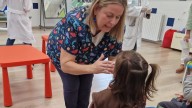 Campaña de vacunación escolar contra la gripe en Aragón: "Nos permite ayudar a la conciliación familiar desde los colegios"