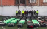 Policía colombiana incautó toneladas de marihuana ocultas en una bodega de las Farc (VIDEO)