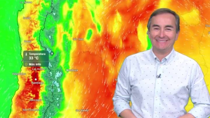 "Un día sofocante con hasta 35°C": Alejandro Sepúlveda entrega su pronóstico del tiempo para este sábado