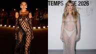 Kendall Jenner & Heidi Klum Push The 'Near-Naked' Trend To New Heights At Paris Fashion Week
