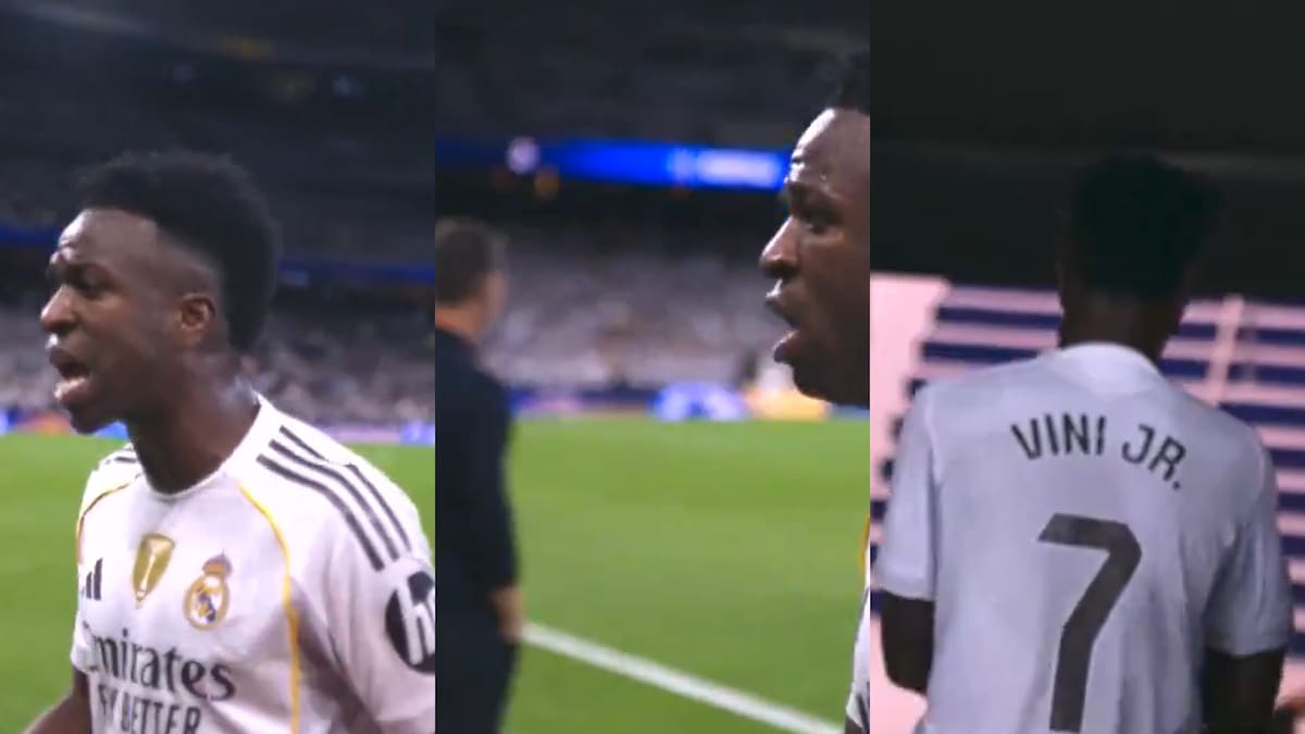 "Me voy del equipo": el gran enfado de Vinicius tras ser sustituido ante el Barça