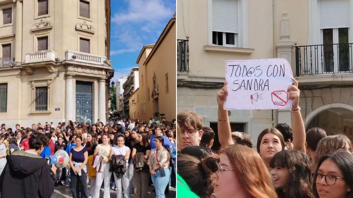Estudiantes víctimas de acoso escolar en Huelva gritan alto y claro 'No al bullying': "Todos somos Sandra"