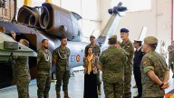 El Rey y la ministra de Defensa visitan la Academia de Logística del Ejército de Tierra en Calatayud