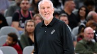 Spurs unveil Gregg Popovich's banner, celebrating his 1,390 wins and 5 NBA titles