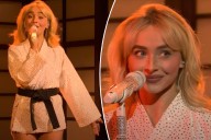 Sabrina Carpenter drops F-bomb twice during 'SNL' performance
