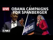 LIVE: Obama campaigns with Spanberger in Virginia