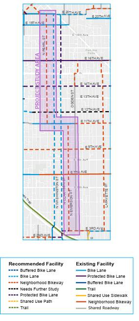  A new Denver bikeway started construction this week