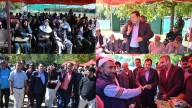 Javid Dar visits Medicinal & Aromatic Plantation farm Rohama B’la