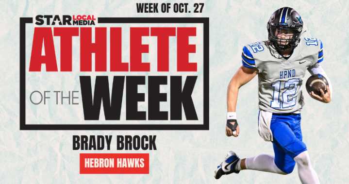 Star Local Media’s Athlete of the Week: Hebron's Brady Brock