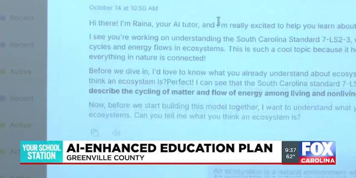 Greenville school district receives AI program training