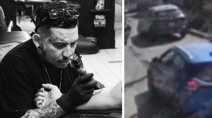 VIDEO | Así fue el momento en que atacan a balazos al tatuador Trozo Machink