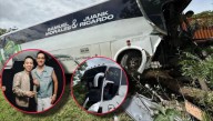Bus del hijo de kaleth Morales que transportaba a su agrupación y equipo de trabajo se accidentó
