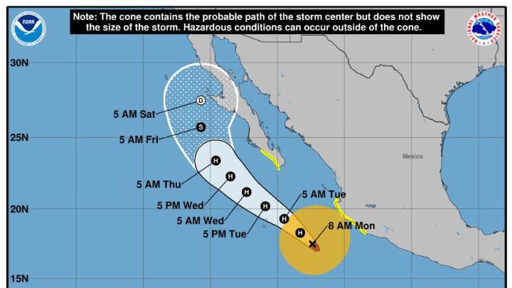 Hurricane Priscilla strengthens in Pacific: See where it's headed