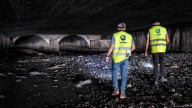 Viaje a las entrañas del Guiniguada: 3.400 toneladas de residuos cubrían el cauce soterrado del barranco