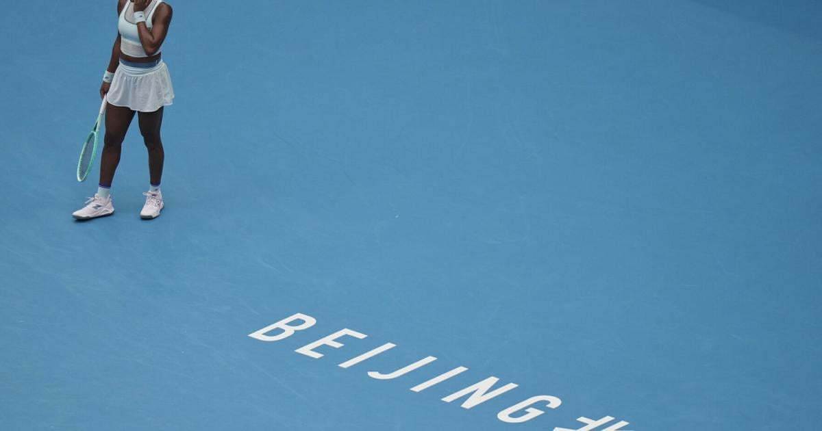 Coco Gauff loses 6-1, 6-2 to Amanda Anisimova in China Open semifinals