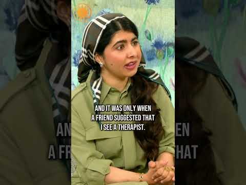 Malala Yousafzai says therapy saved her #shorts