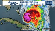 Where is Hurricane Melissa? Track the storm