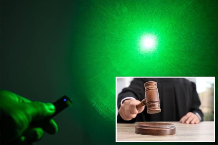 Oregon man charged with shining green laser at CBP helicopter