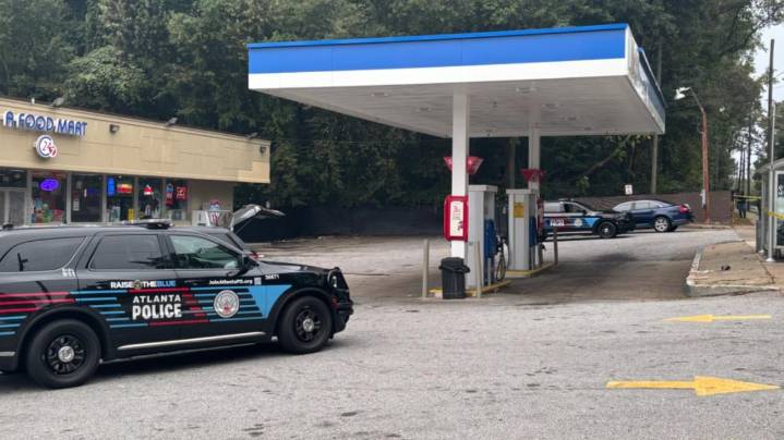 A man was found shot at a Cleveland Avenue gas station, but it ultimately led to his arrest