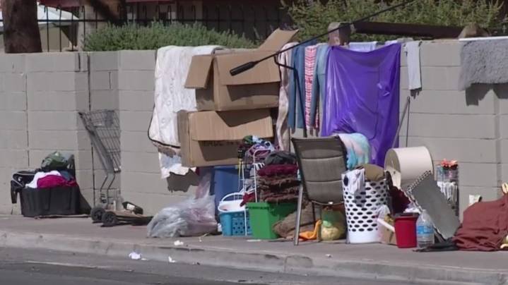 Homeless encampment in southeast Las Vegas Valley neighborhood has residents on edge