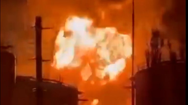 Ukraine says it has struck oil terminal in Crimea and key Russian explosives factory