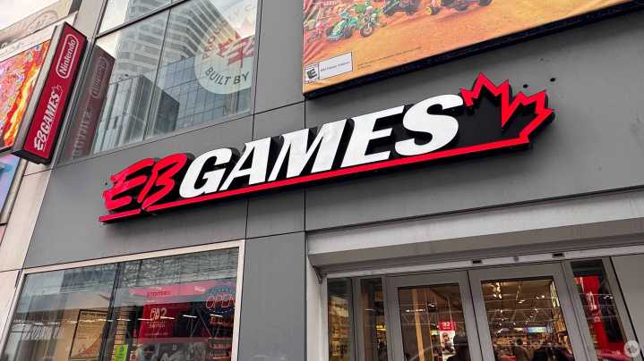 EB Games holding Pokémon pop