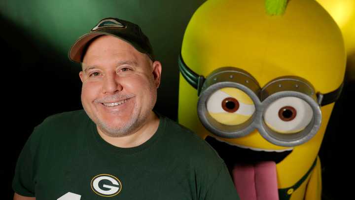 From green mohawk to wiggly tongue, Packer Minion GB…