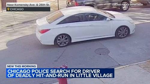 Chicago police searching for car in Little Village hit-and-run that killed man, 72, on Komensky Avenue