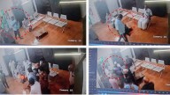 Dagger kept hidden inside child's school bag; Shocking CCTV visuals of hacking doctor out