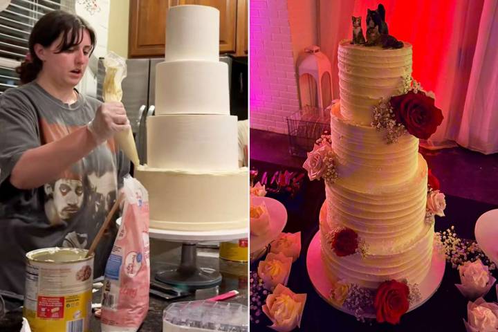 Bride Scrambles to Make Her Wedding Cake the Night Before Ceremony (Exclusive)