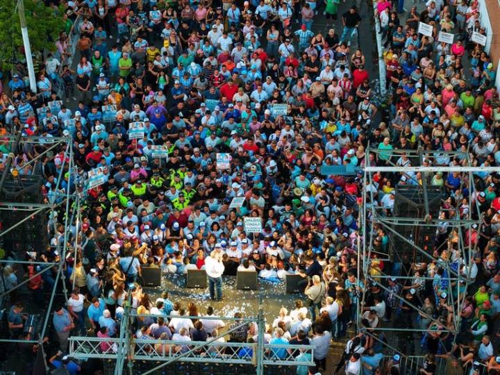 Acto de Jaldo en Banda del Río Salí: "los tucumanos quieren que esta gestión siga avanzando"