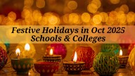 School Holiday Calendar: Diwali 2025 to Chhath Puja — state-wise list for school & college closures