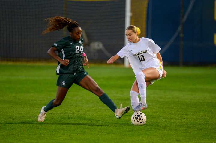 Fouls define in-state rivalry in Michigan loss to Michigan State