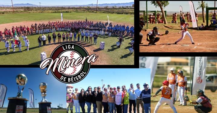 Arranca Liga Minera de Béisbol y Copa Infantil de Grupo México