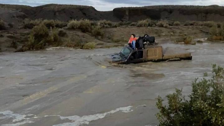 Two rescued from rising creek in Grand County