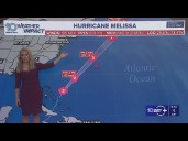 Tracking the Tropics: Hurricane Melissa expected to move toward Bahamas, Bermuda