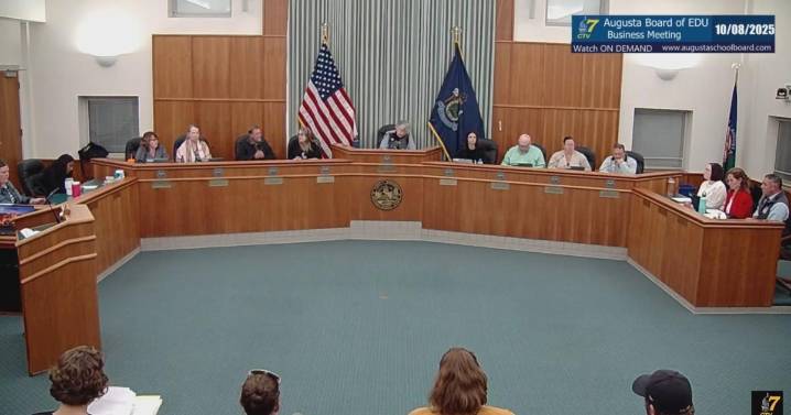 Two people strip in protest of Augusta school board Title IX decision