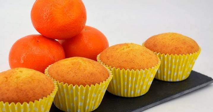 Esponjosos y húmedos: cómo hacer muffins de mandarina con una harina diferente 
