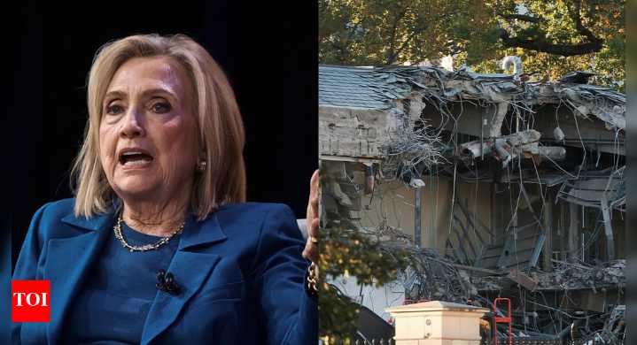 'He’s destroying your house': Hillary Clinton slams Donald Trump over White House demolition for new ballroom