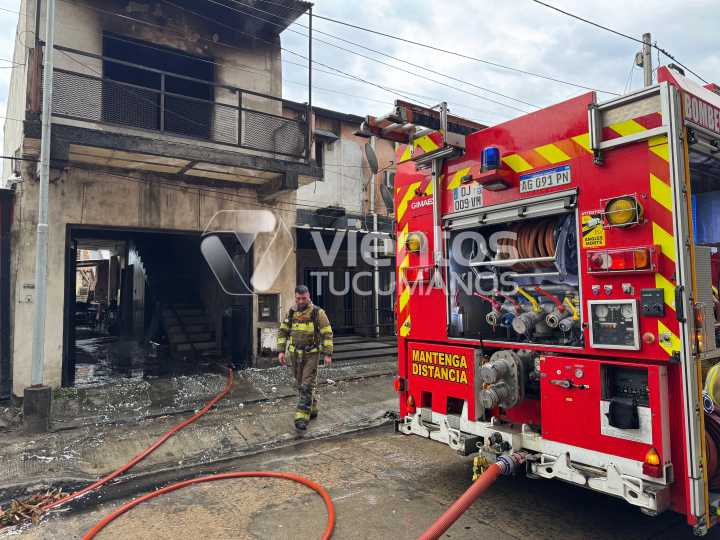Concepción: Un hombre fue derivado al Centro de Salud por quemaduras tras un incendio
